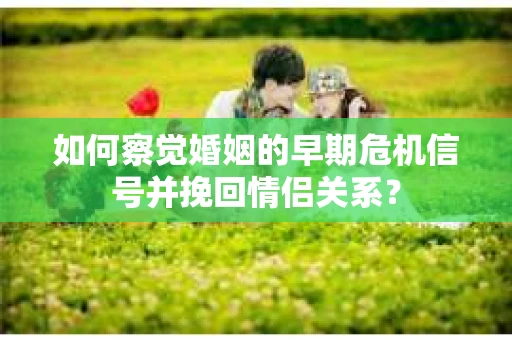 如何察觉婚姻的早期危机信号并挽回情侣关系? 如何察觉婚姻的早期危机信号并挽回情侣关系?