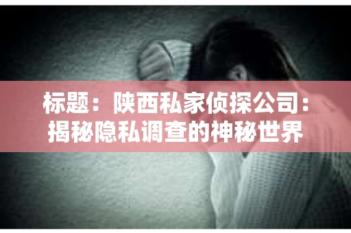 标题：陕西私家侦探公司：揭秘隐私调查的神秘世界
