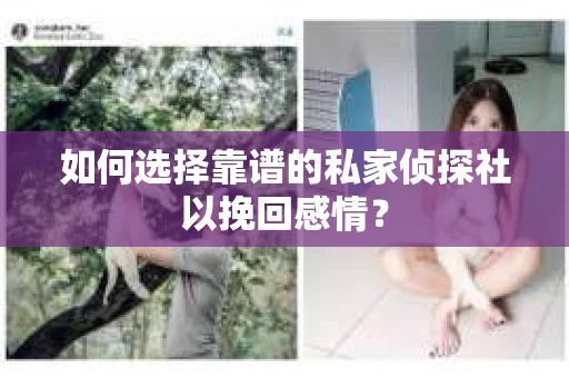 如何选择靠谱的私家侦探社以挽回感情? 如何选择靠谱的私家侦探社以挽回感情?