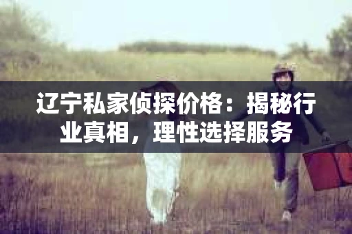 辽宁私家侦探价格：揭秘行业真相，理性选择服务