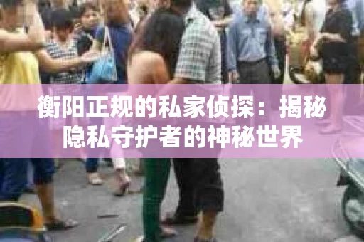 衡阳正规的私家侦探：揭秘隐私守护者的神秘世界