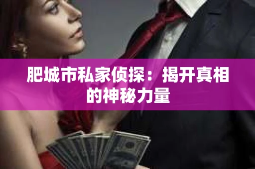 肥城市私家侦探：揭开真相的神秘力量