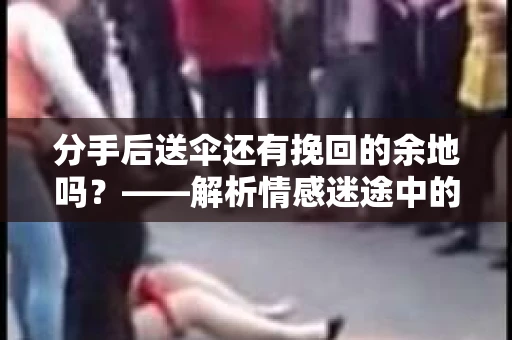 分手后送伞还有挽回的余地吗？——解析情感迷途中的决策
