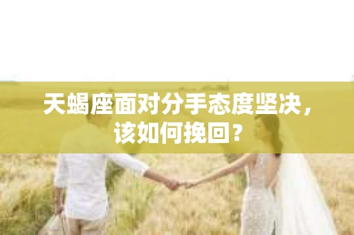 天蝎座面对分手态度坚决，该如何挽回？