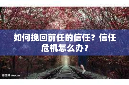 如何挽回前任的信任?信任危机怎么办? 如何挽回前任的信任?信任危机怎么办?