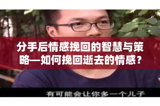 分手后情感挽回的智慧与策略—如何挽回逝去的情感？